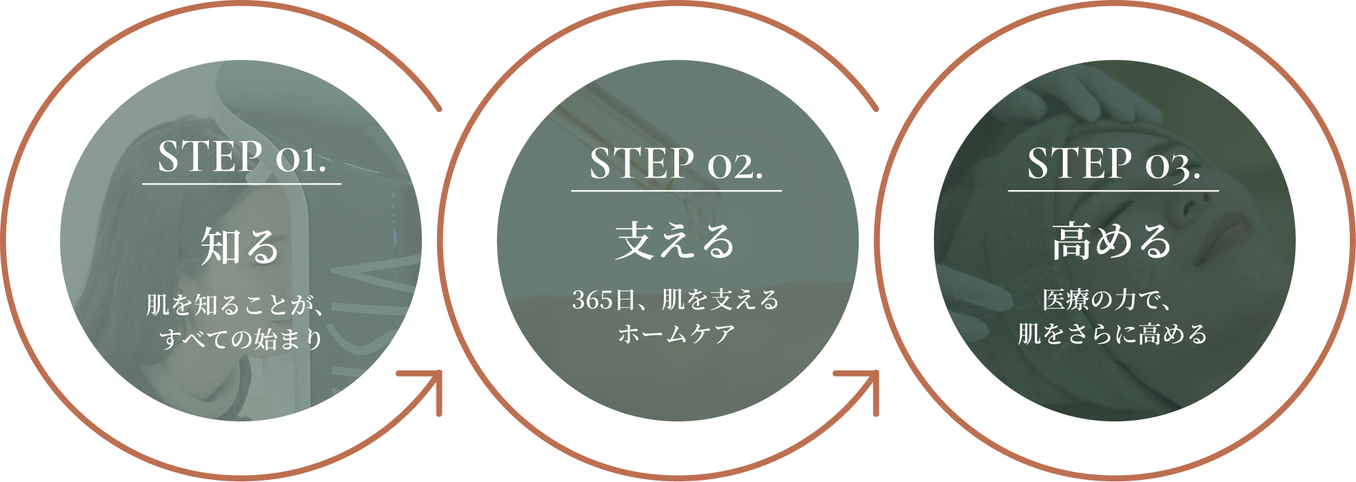 スローエイジング美肌への3ステップ