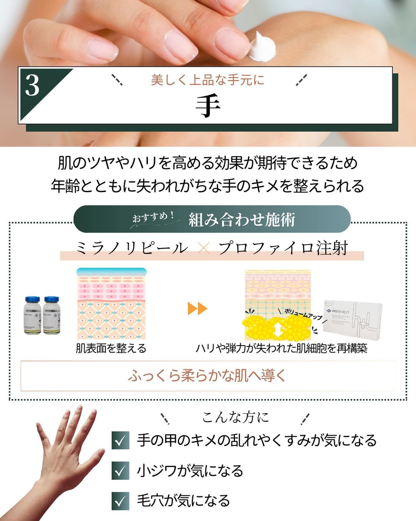 ミラノリピールとプロファイロ注射