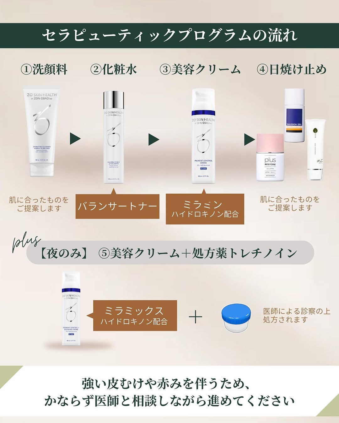セラピューティックプログラムの流れ