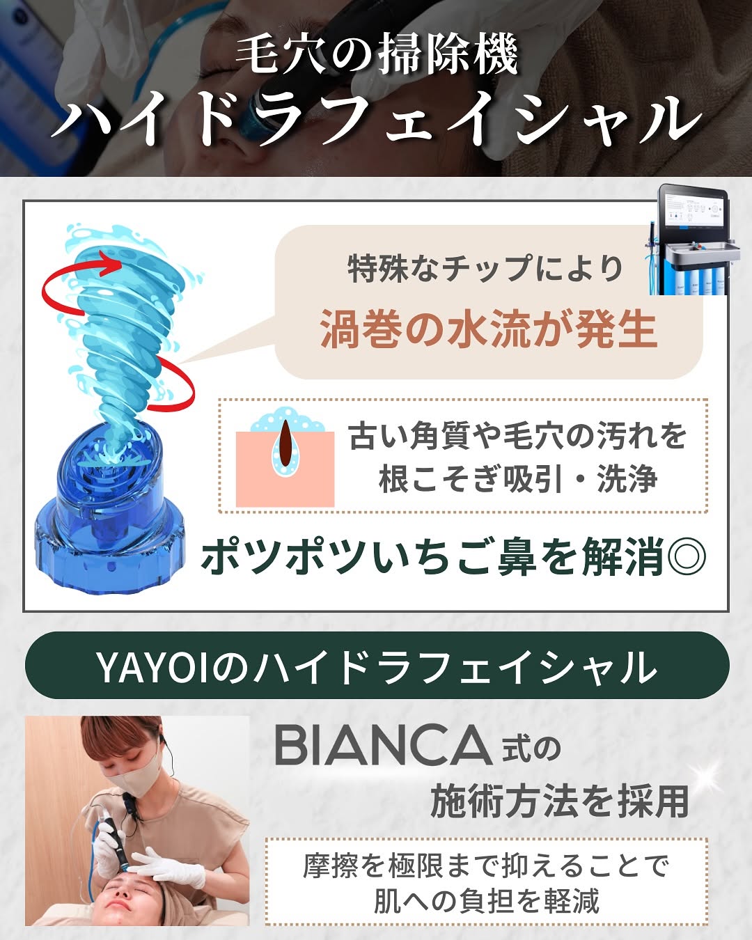 ハイドラフェイシャルの仕組み