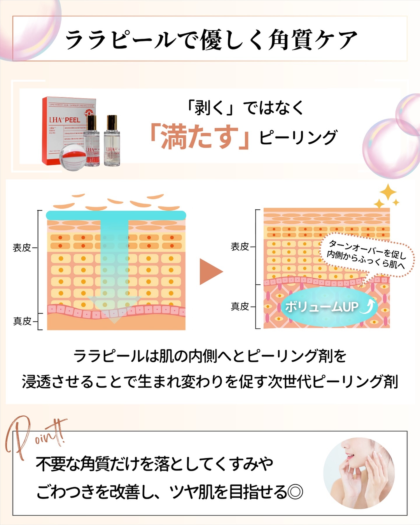 ララピール　角質ケア