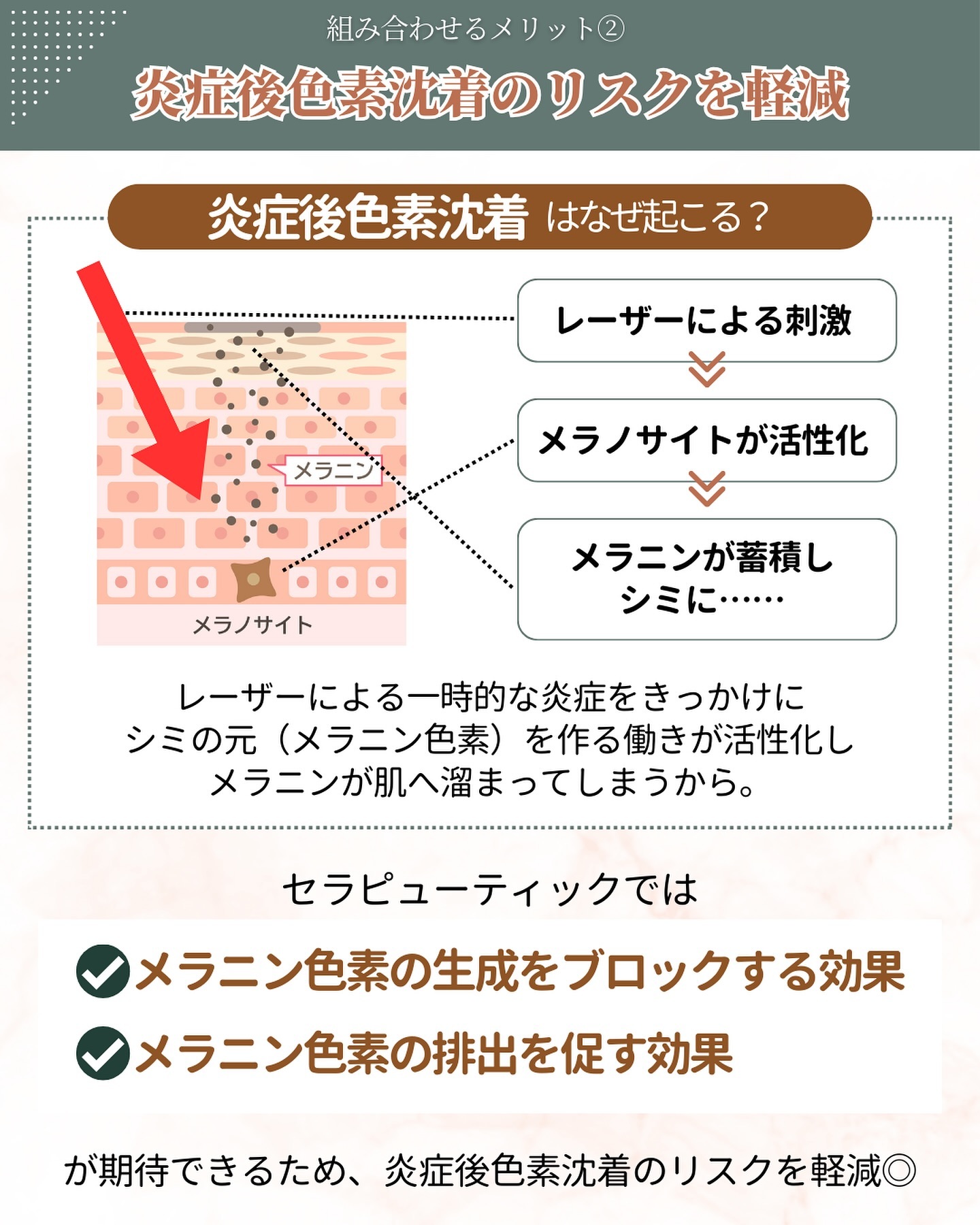 セラピューティック 色素沈着 軽減