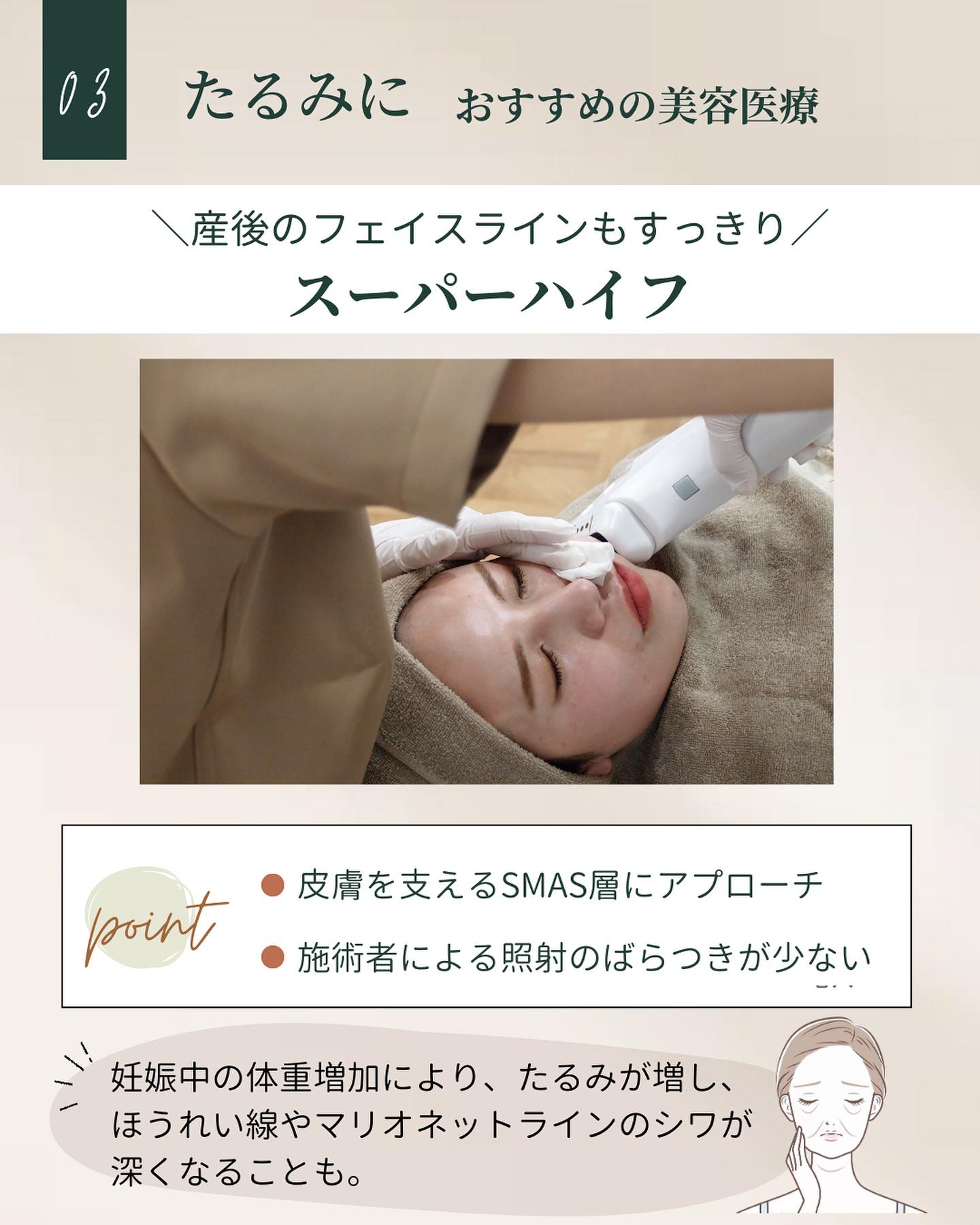 たるみ スーパーハイフ
