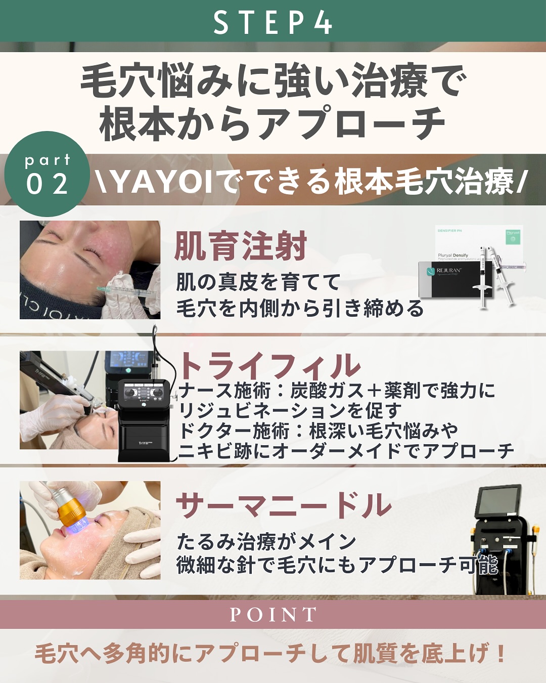 毛穴悩みに強い治療2