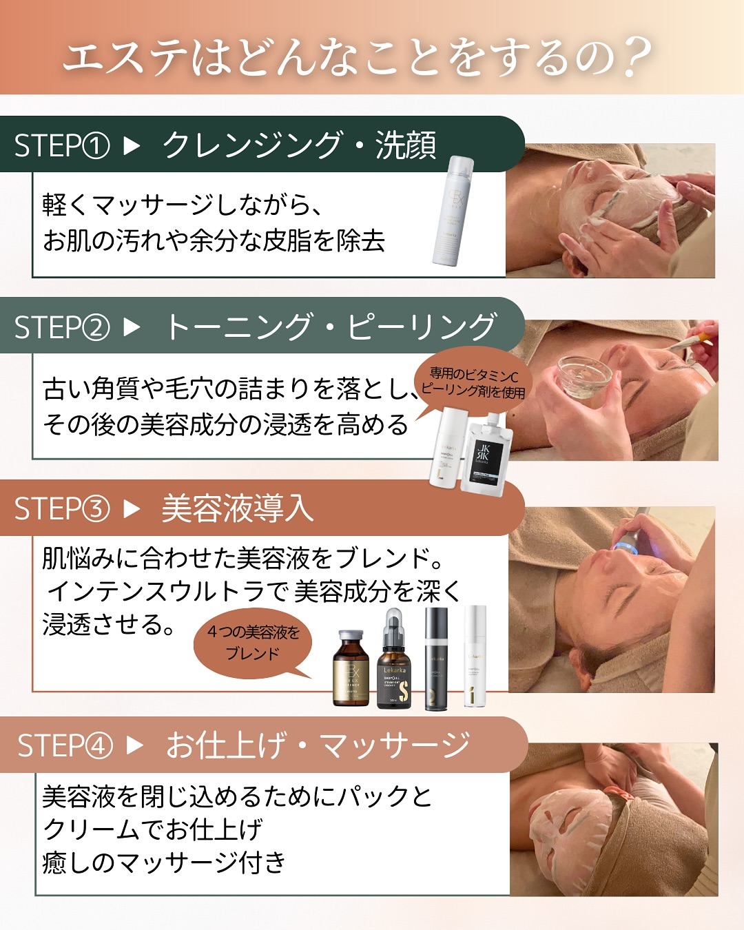 Lekarkaエステ 内容